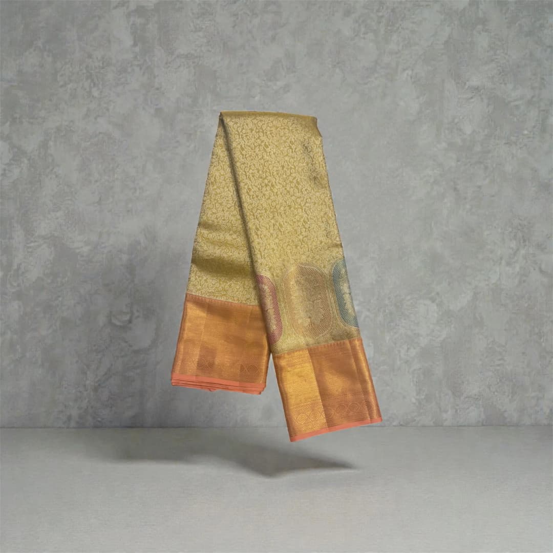 Pure Kanchipuram Tissue silk saree